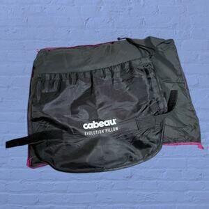 Cabeau Evolution Travel Pillow Pink Memory Foam Neck Support Washable Carry Case